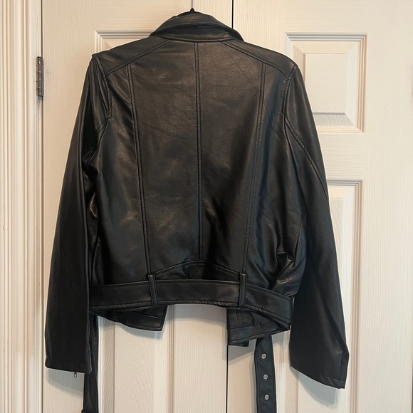Biker Jacket Faux Leather - Picture 4 of 5
